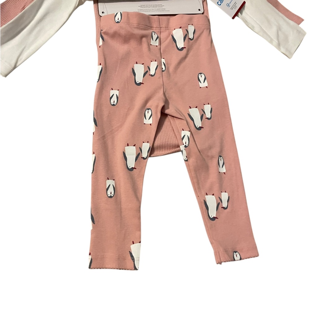 Carter’s 3-Piece Penguin Onesie Set‎ 18M Pants Bodysuit NWT Baby Outfit - Picture 2 of 6